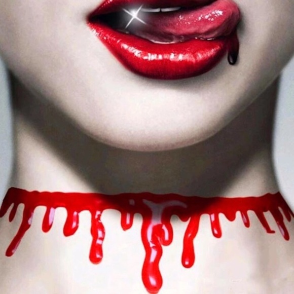 👻 Awesome “Blood drip" choker 🩸 - Picture 2 of 8